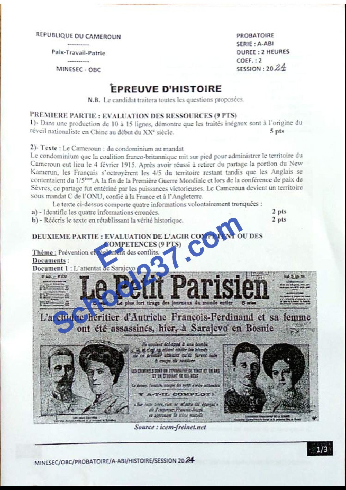 Probat A - ABI 2024 _ Histoire
